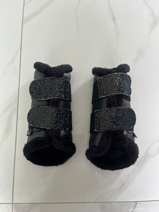 Ochraniacze ujeżdżeniowe futerkowe HKM & Cob