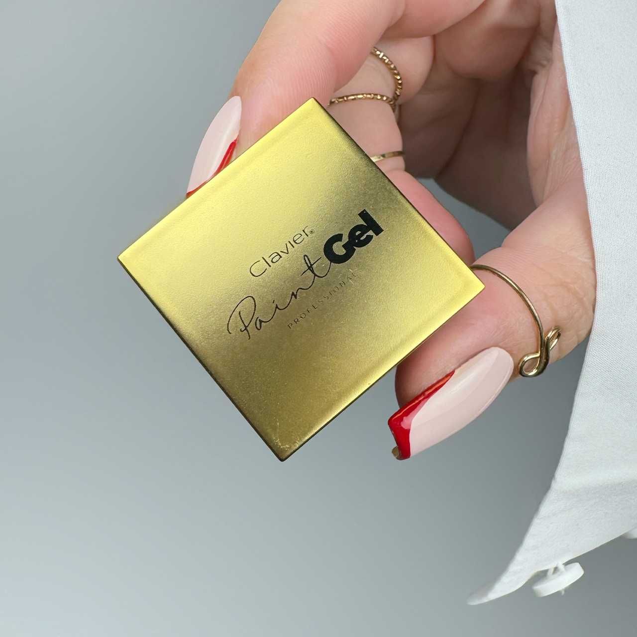 Paint do zdobień paznokci wypukłych 3D Clavier kolor biały 5g