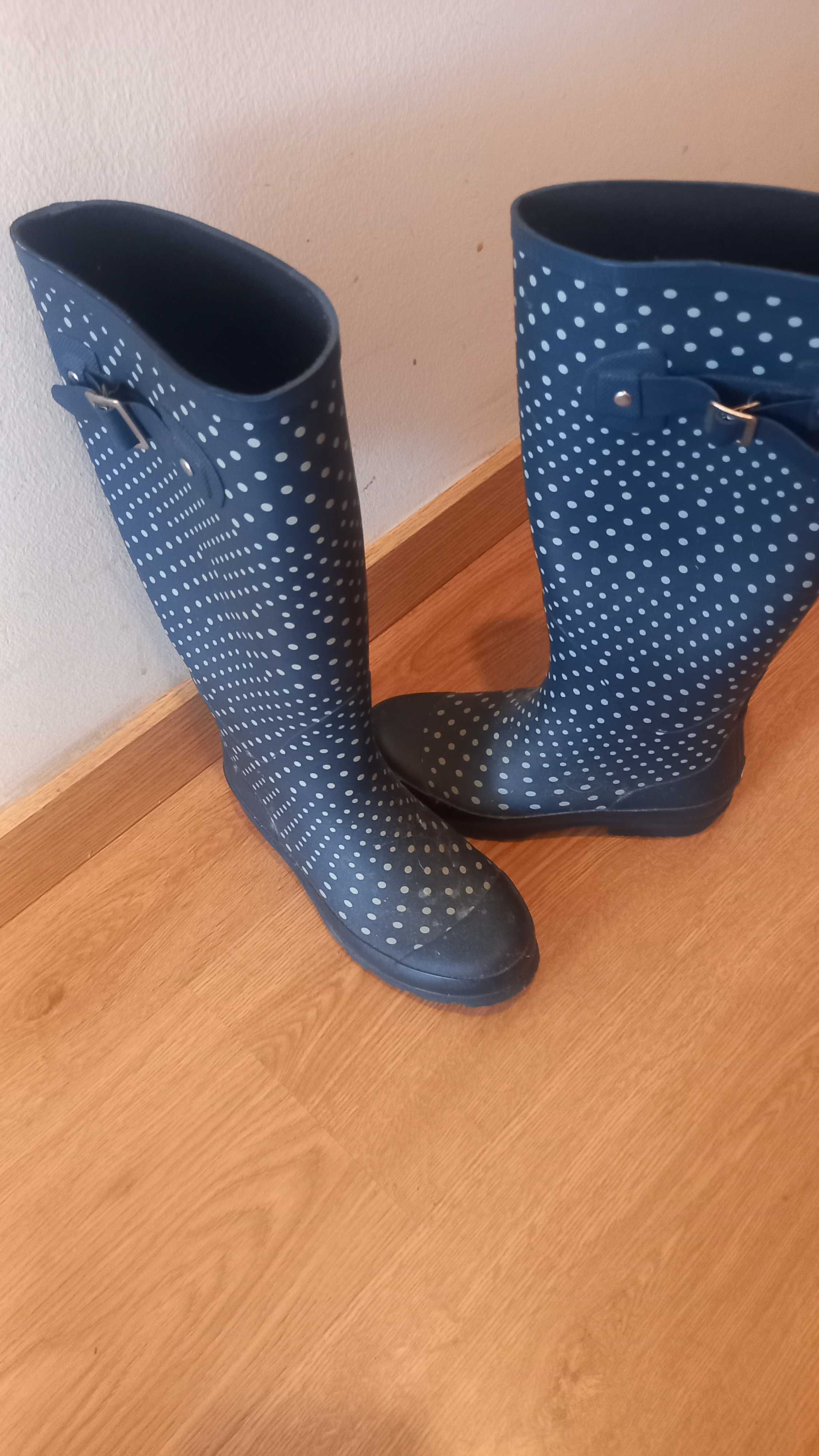 Botas chuva azuis