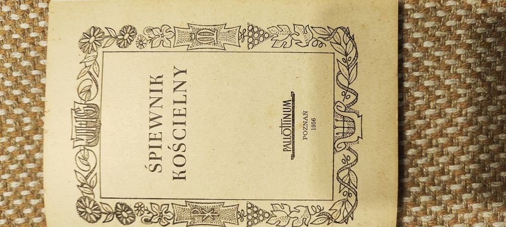 Stary Śpiewnik kościelny 1956 PRL