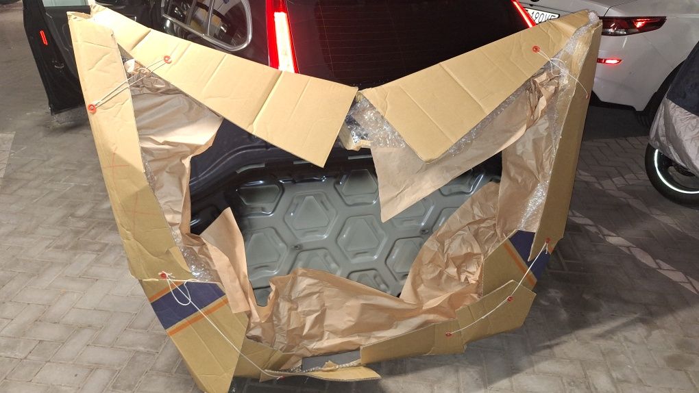 Maska aluminiowa przód po gradobiciu