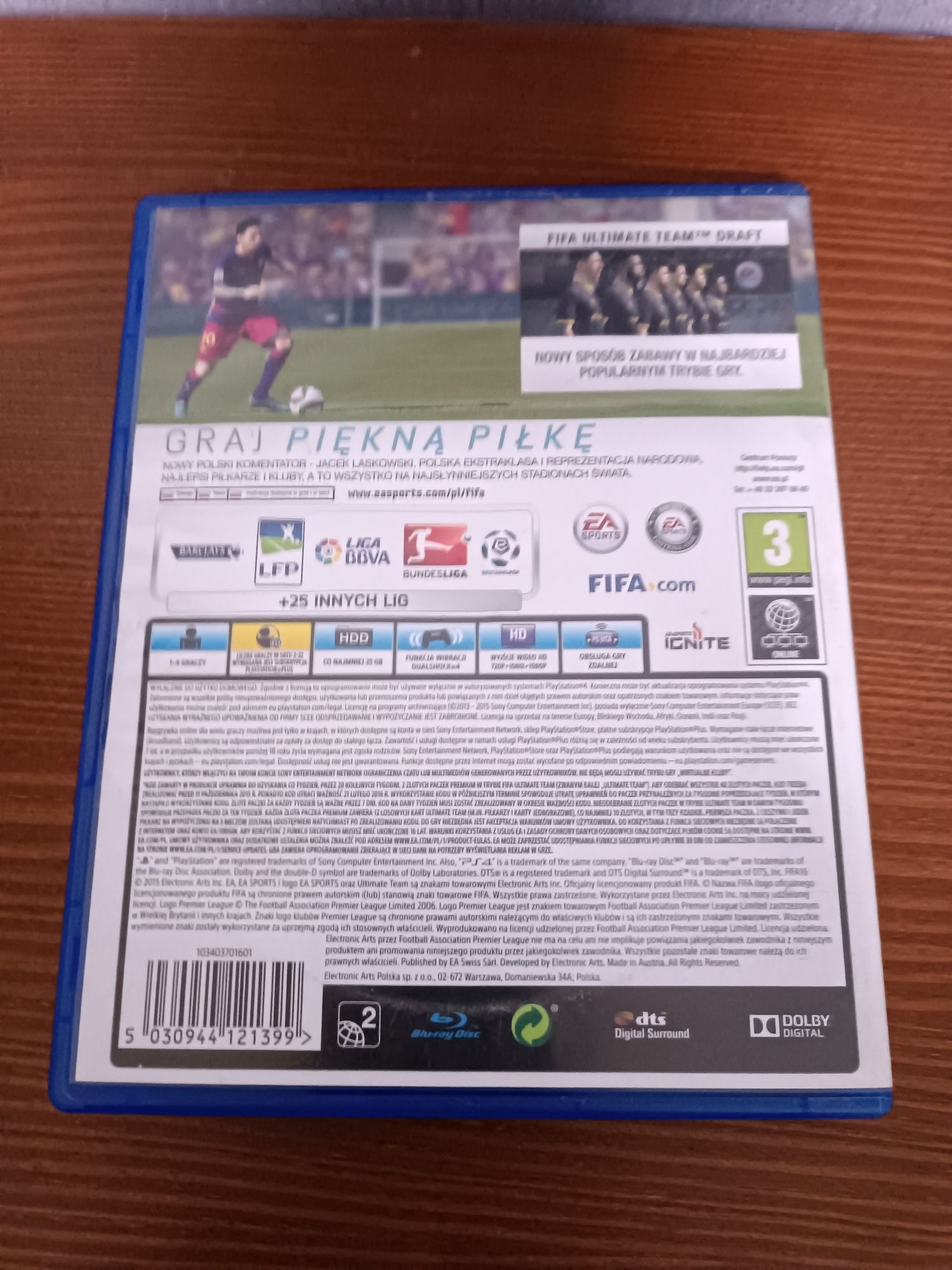 Fifa 16 на PS4 (+промокод)