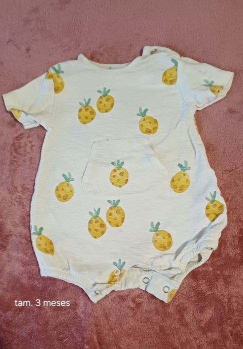 3 peças roupa bebé 3-6 meses