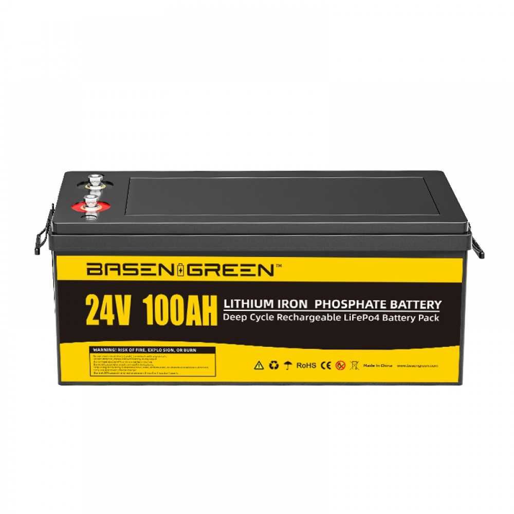 Батарея в зборі basen green LiFePo4 24V 100AH з BMS Smart Bluetooth