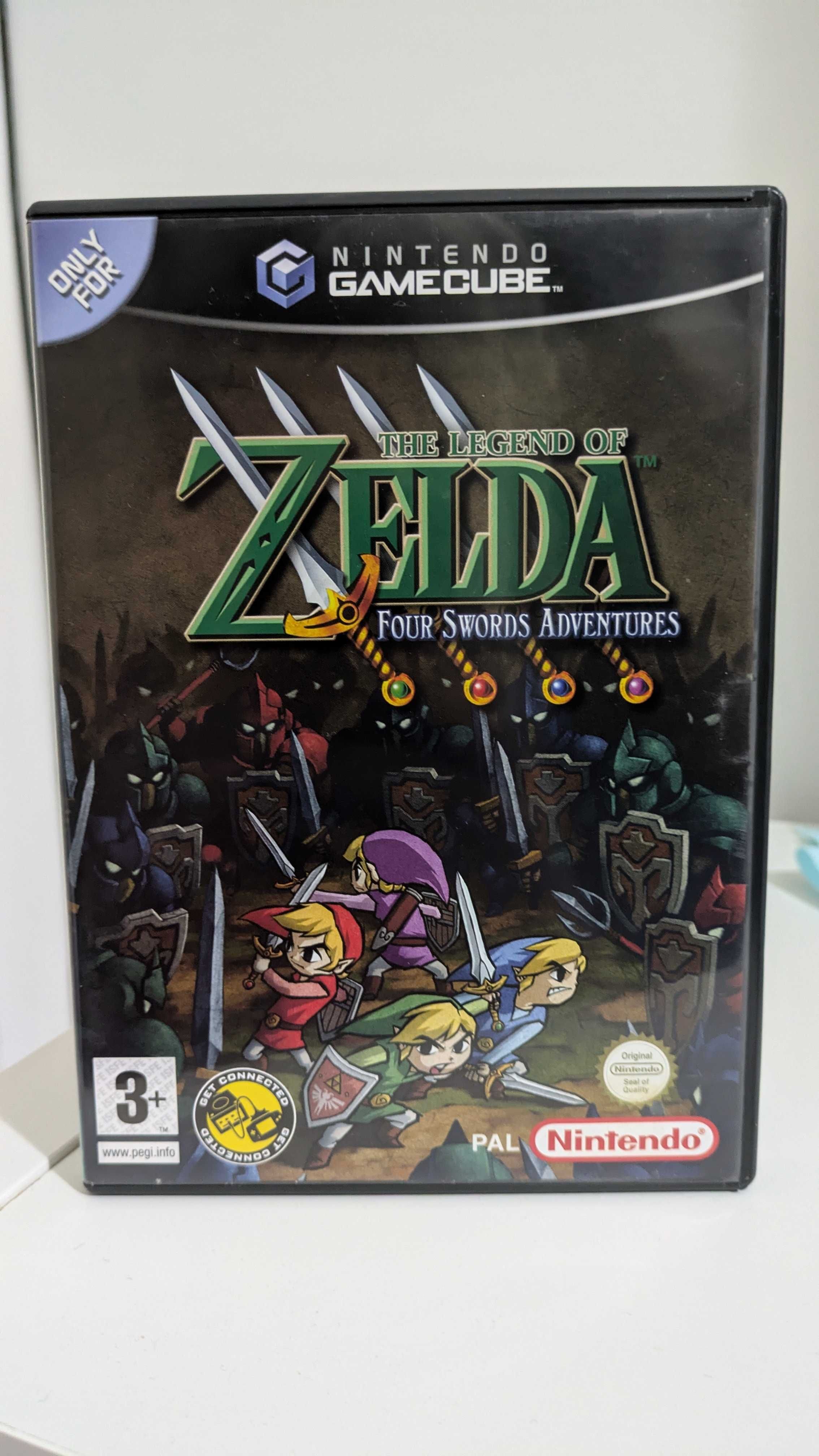The legend of zelda four swords aventure game cube