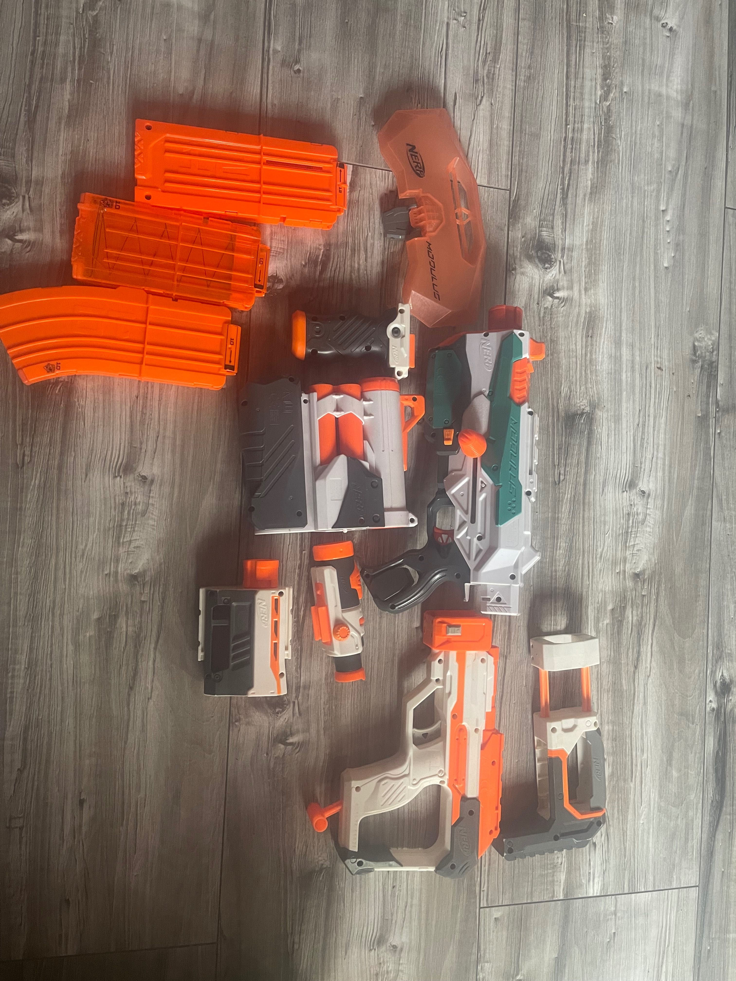 Nerfy pistolety plus 1000strzałek