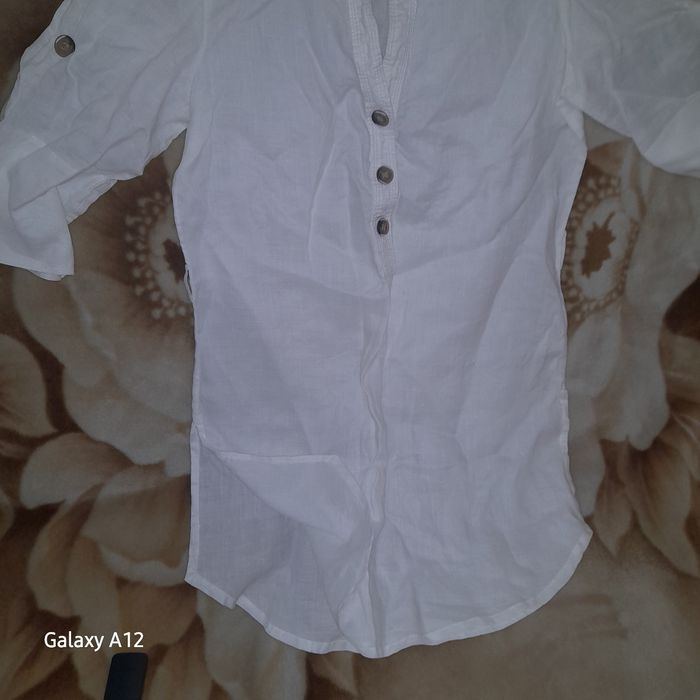 Продам подовжену блузу льон