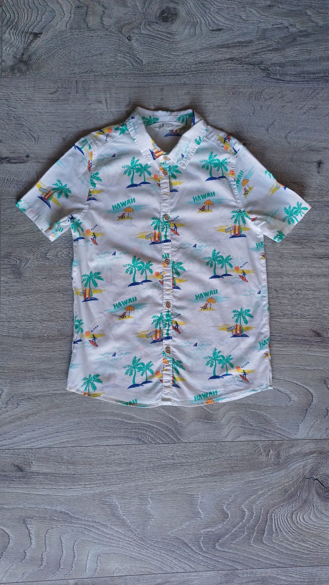Koszula z krótkim rękawem H&M 140