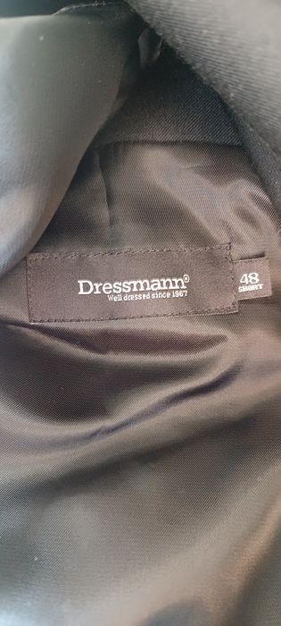 Marynarka czarna męska Dressman 48
