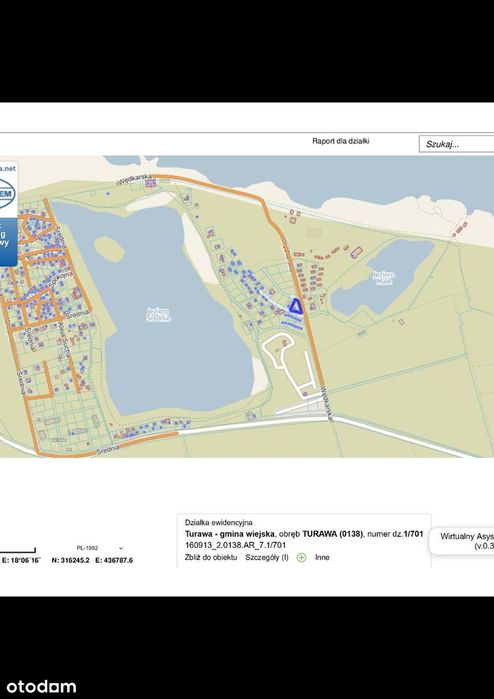 Działka budowlana pomiędzy trzema jeziorami turawskimi