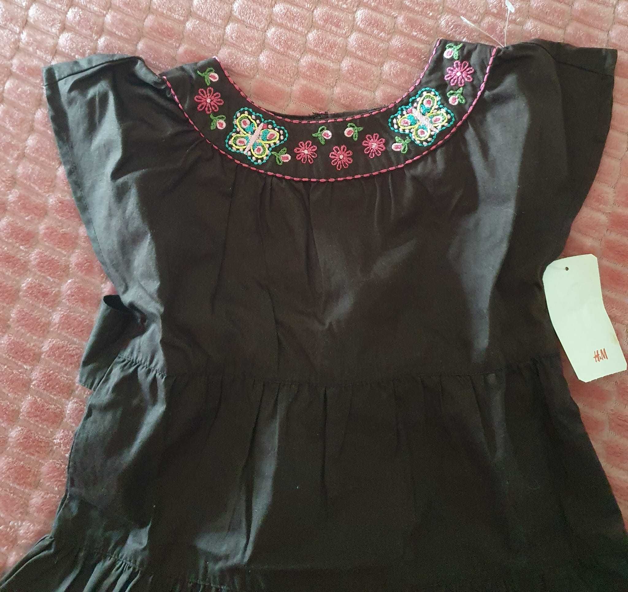 Vestido castanho H&M (menina 2-4 anos)