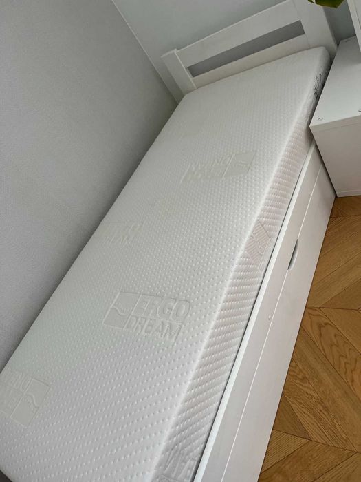 łóżko z podnoszonym pojemnikiem Lano Meble 80x190 używane stan bdb