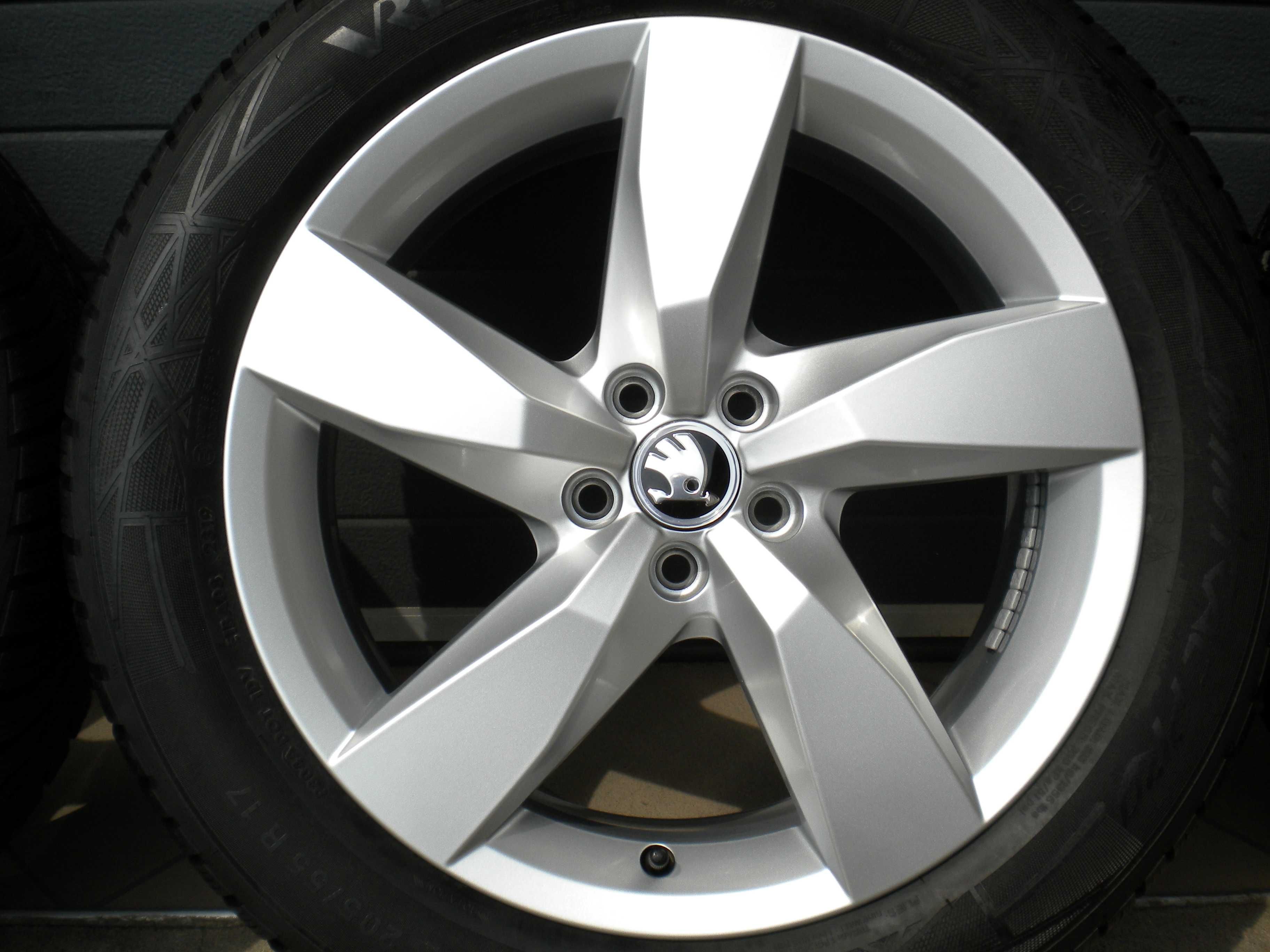 Koła zimowe 17 5x100 Vw T-Cross T Cross Skoda Kamiq Jak Nowe !!