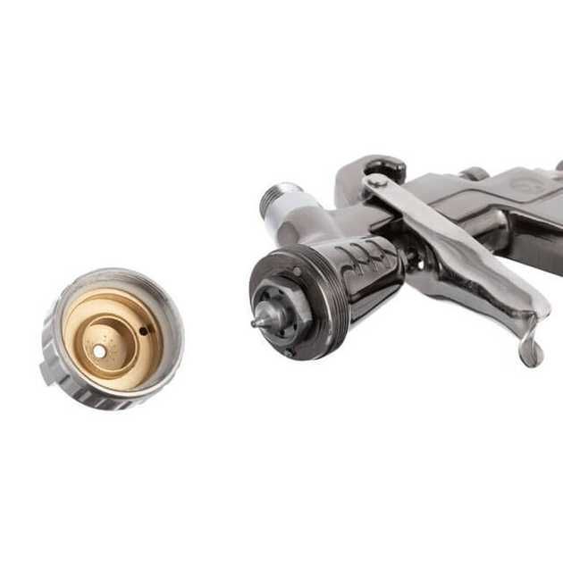 Фарбопульт пневматичний LVLP, 1.3 мм, 600 мл, STORM INTERTOOL PT-0138