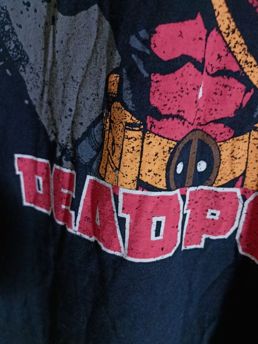 Koszulka męska z krótkim rękawem. Deadpool. Marvel. 
Rozmiar M.
Stan b