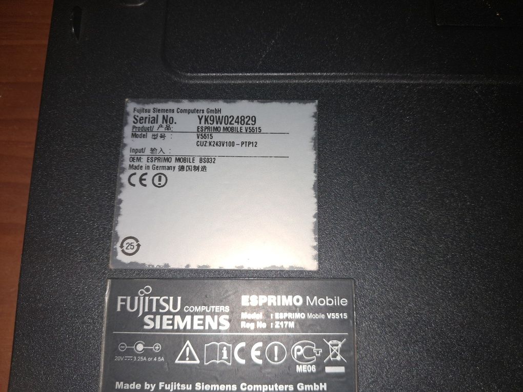 Computador portátil Fujitsu