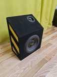 Zestaw Car Audio – Subwoofer Ground Zero 10" + Wzmacniacz Crunch Black