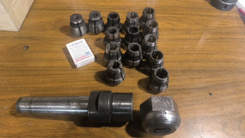 Продам цанговий патрон з цангами  КМ 4