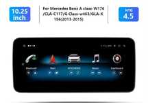 Radio Android, screen 10" CLA e classe A 2013 a 2015