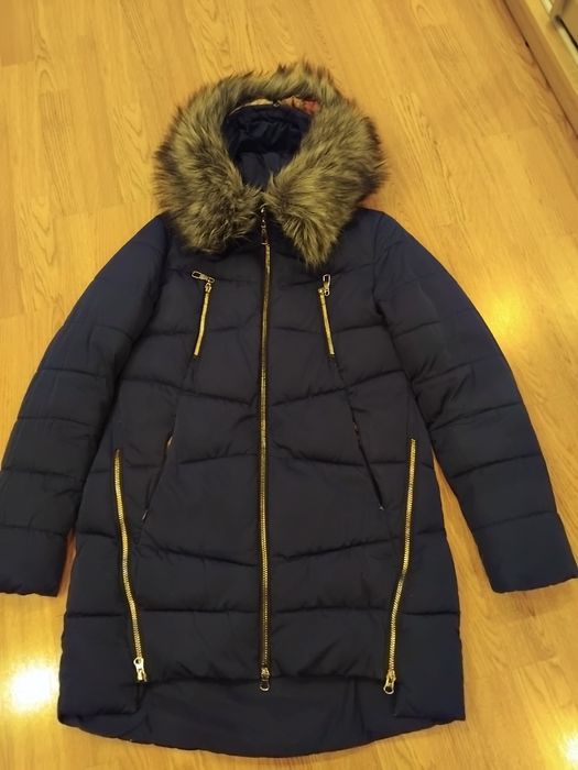 Куртка парка-синя