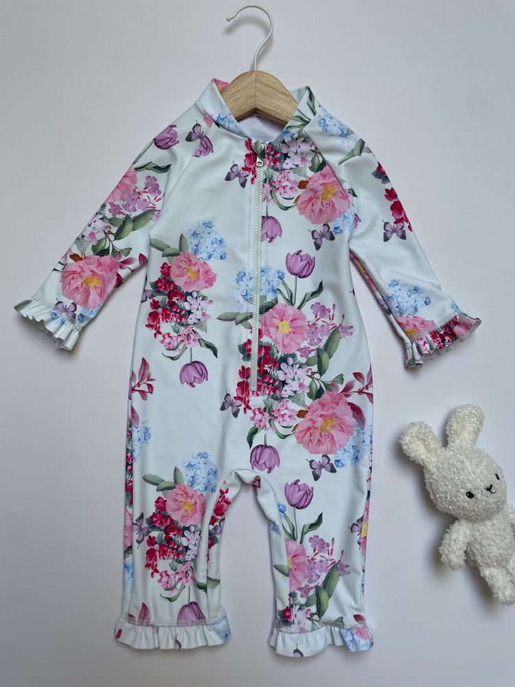 86 92 George Billie Faiers piękny strój kąpielowy w kwiaty ochronny UK