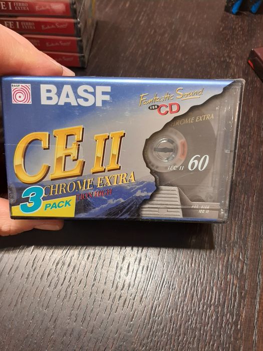 Kasety magnetofonowa BASF CR II 3 pack