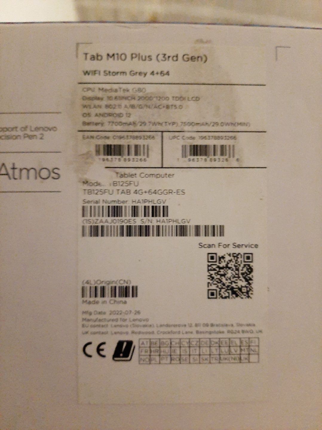 Продам планшет Lenovo tab M10 plus
