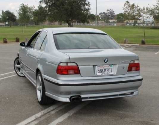 Юбка на передний бампер БМВ Е39 накладка заднего бампера BMW E39