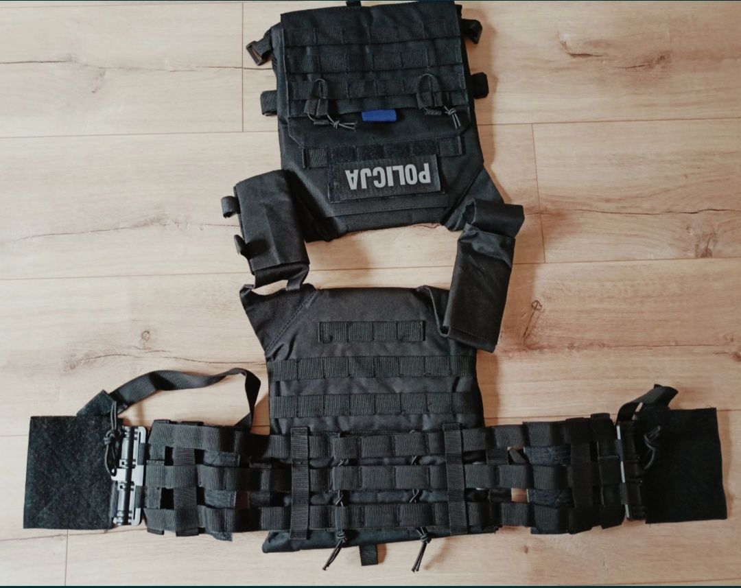 NOWA Kamizelka taktyczna Plate Carrier + wkłady + GRATISY !