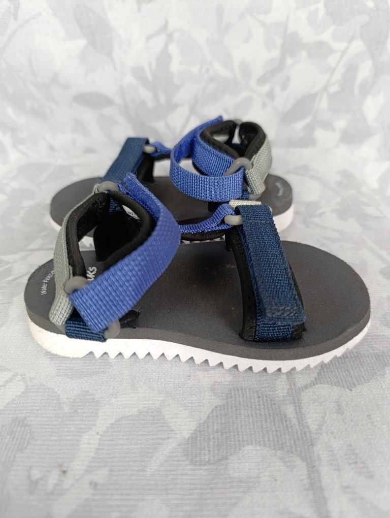 Sandały Clarks 22 Niebiesko Szare