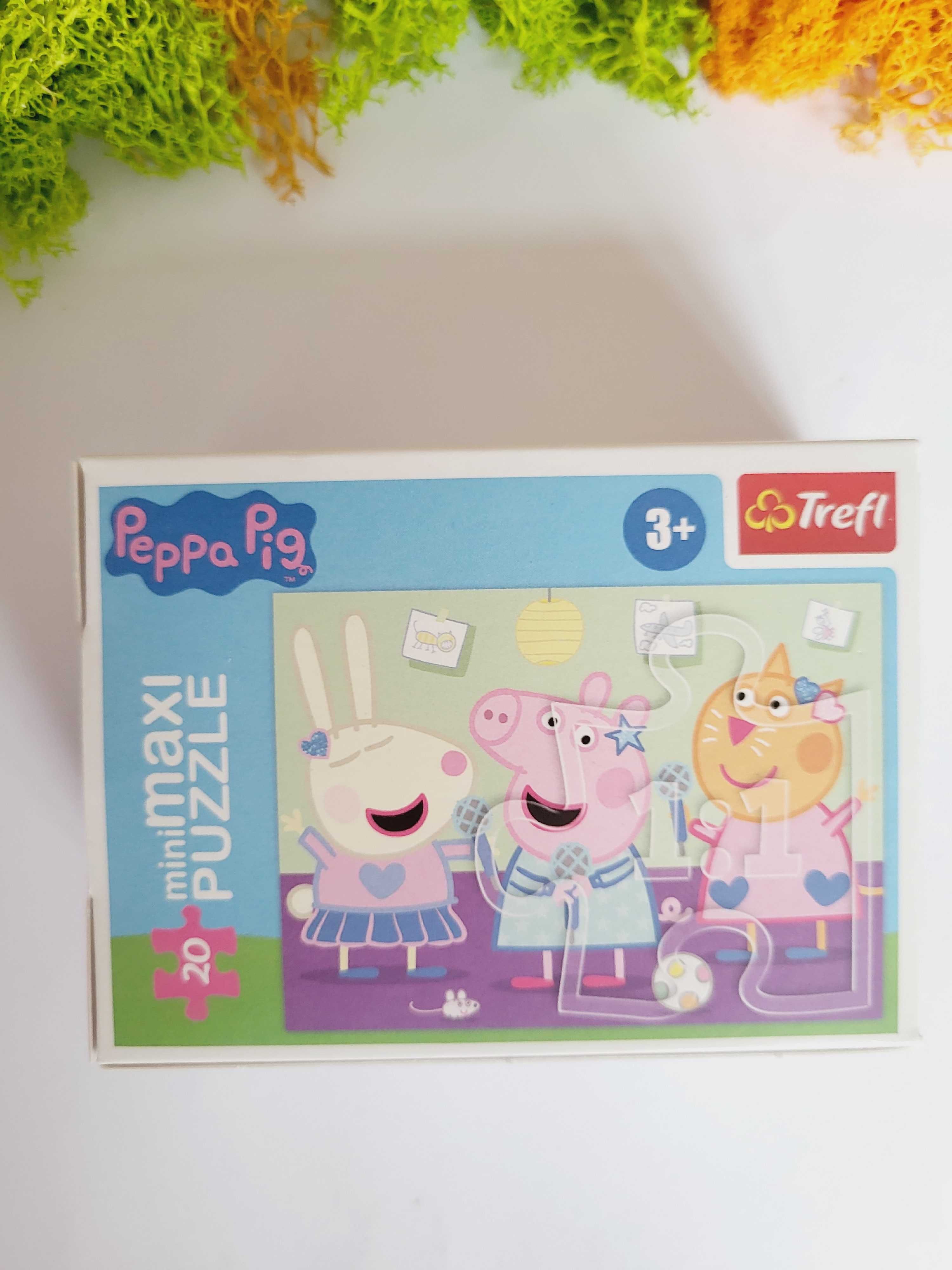 Mini puzzle Świnka Peppa układanka Trefl 21126 Peppa Pig 3+