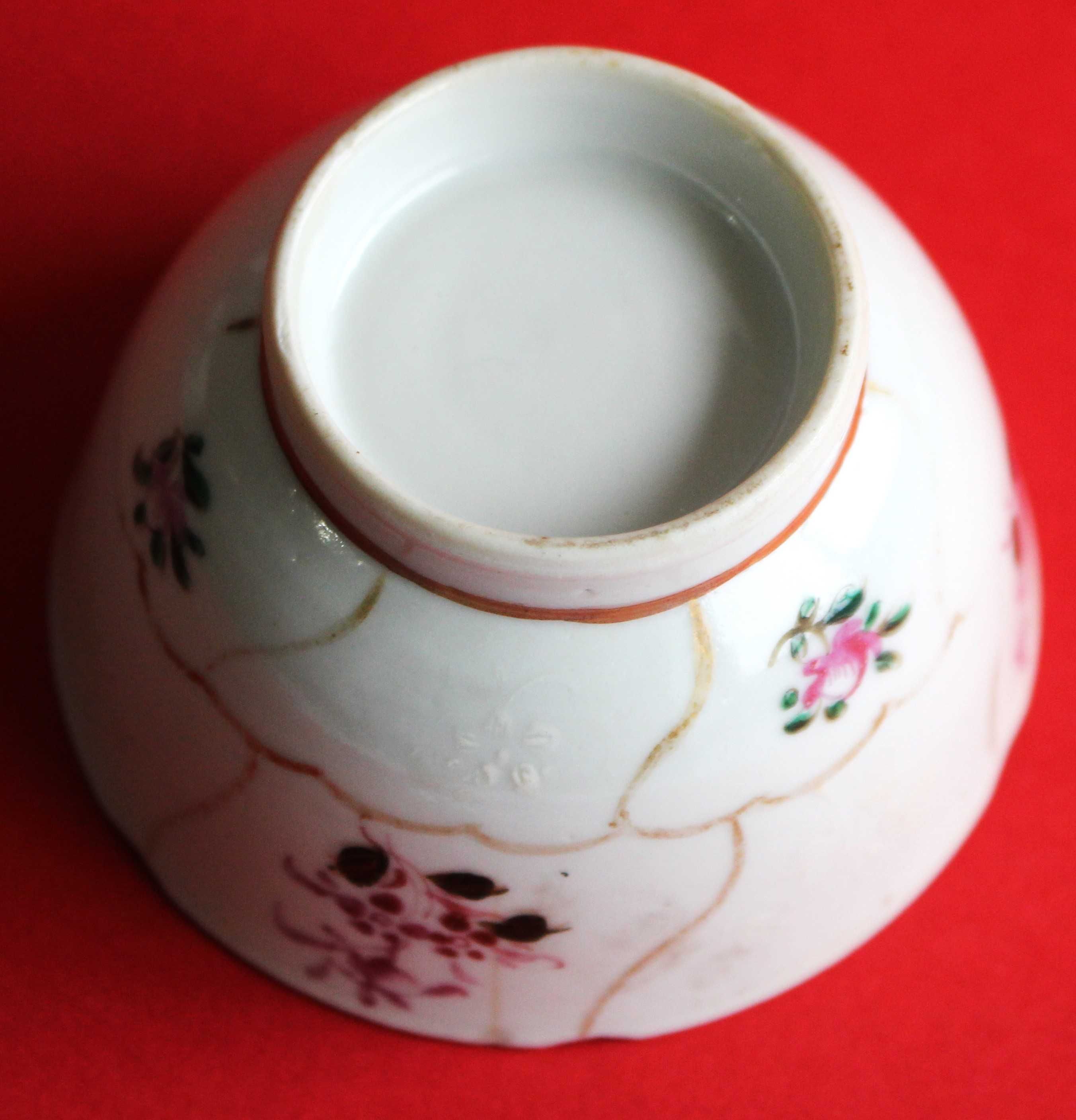 Tacinha porcelana da China COMPANHIA DAS ÌNDIAS Família Rosa