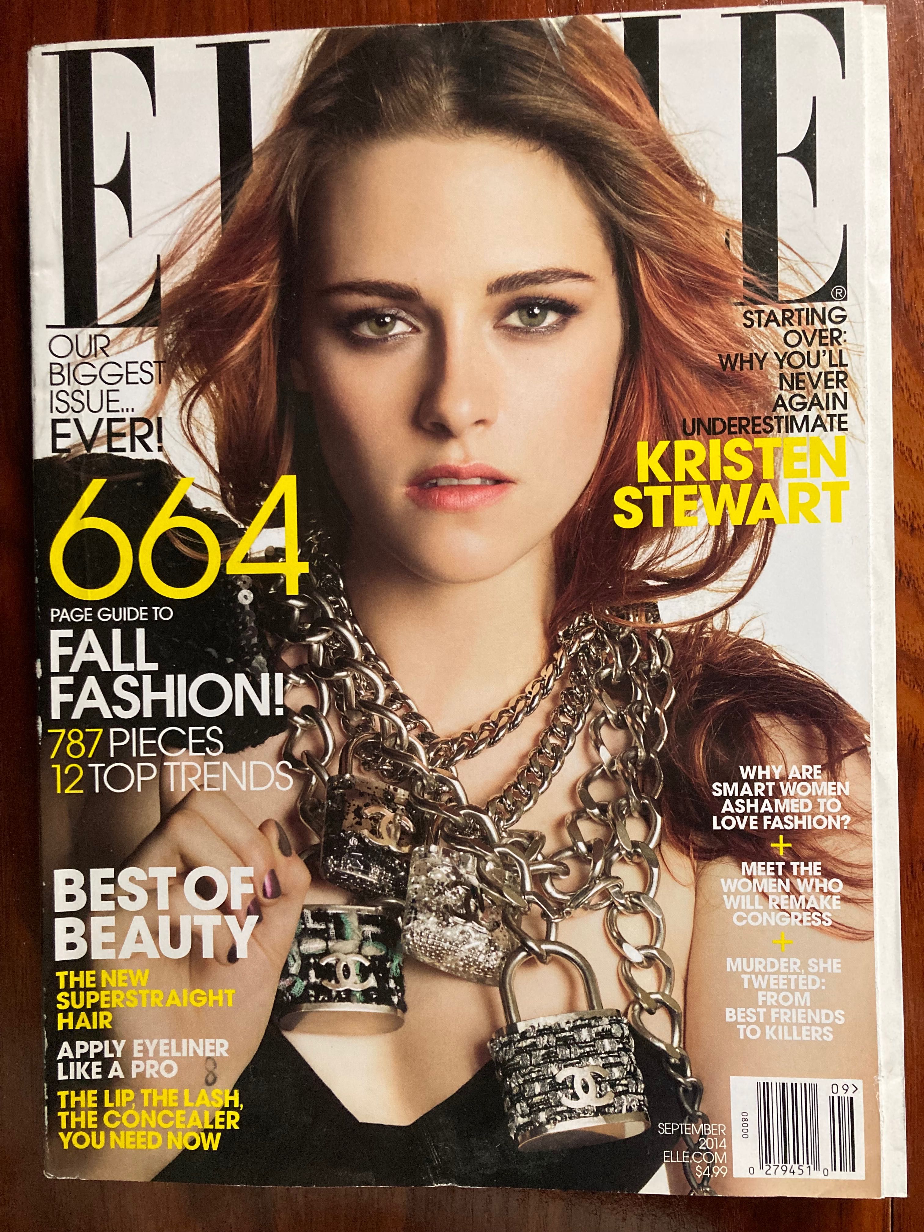 Revista ELLE - Kristen Stewart - setembro 2014