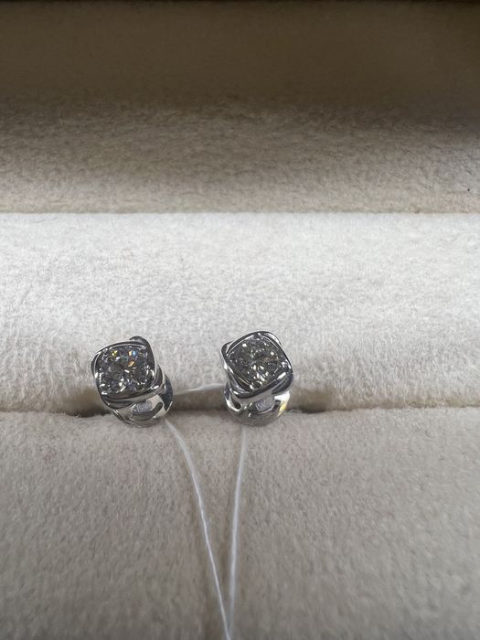 Гвоздики с бриллиантами#Пусети з діамантами# Діамантові сережки#