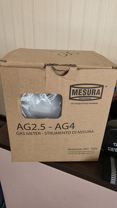 Газовий лічильник Mesura AG2.5 - AG4. . Новий. Повірений.