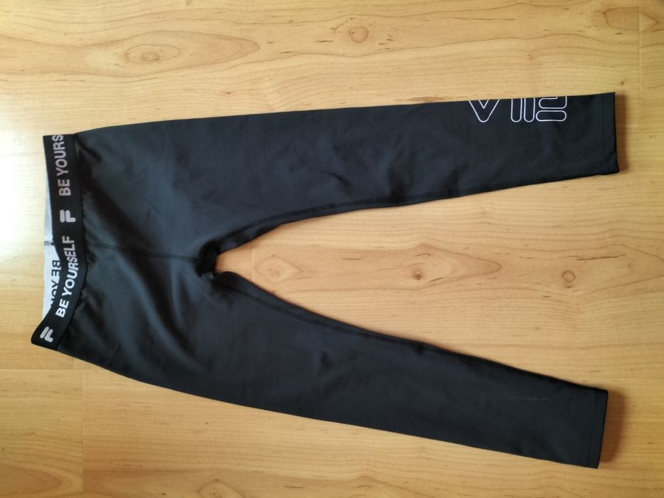 Leggings pretas Fila novas com etquetas