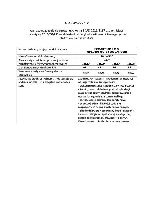 Dofinansowanie Czyste Powietrze Kocioł na pellet TECHNIX PELLWOOD 20kW