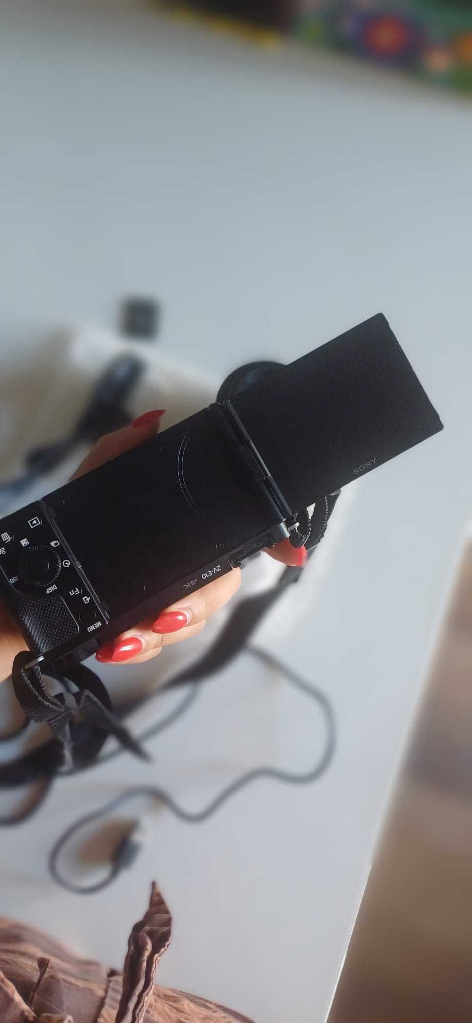 Sony ZV-E10 + Sony 50mm f/1.8 – Kit criação de conteúdo