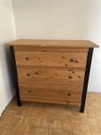 IKEA HEMNES komoda 3 szuflady brązowa
