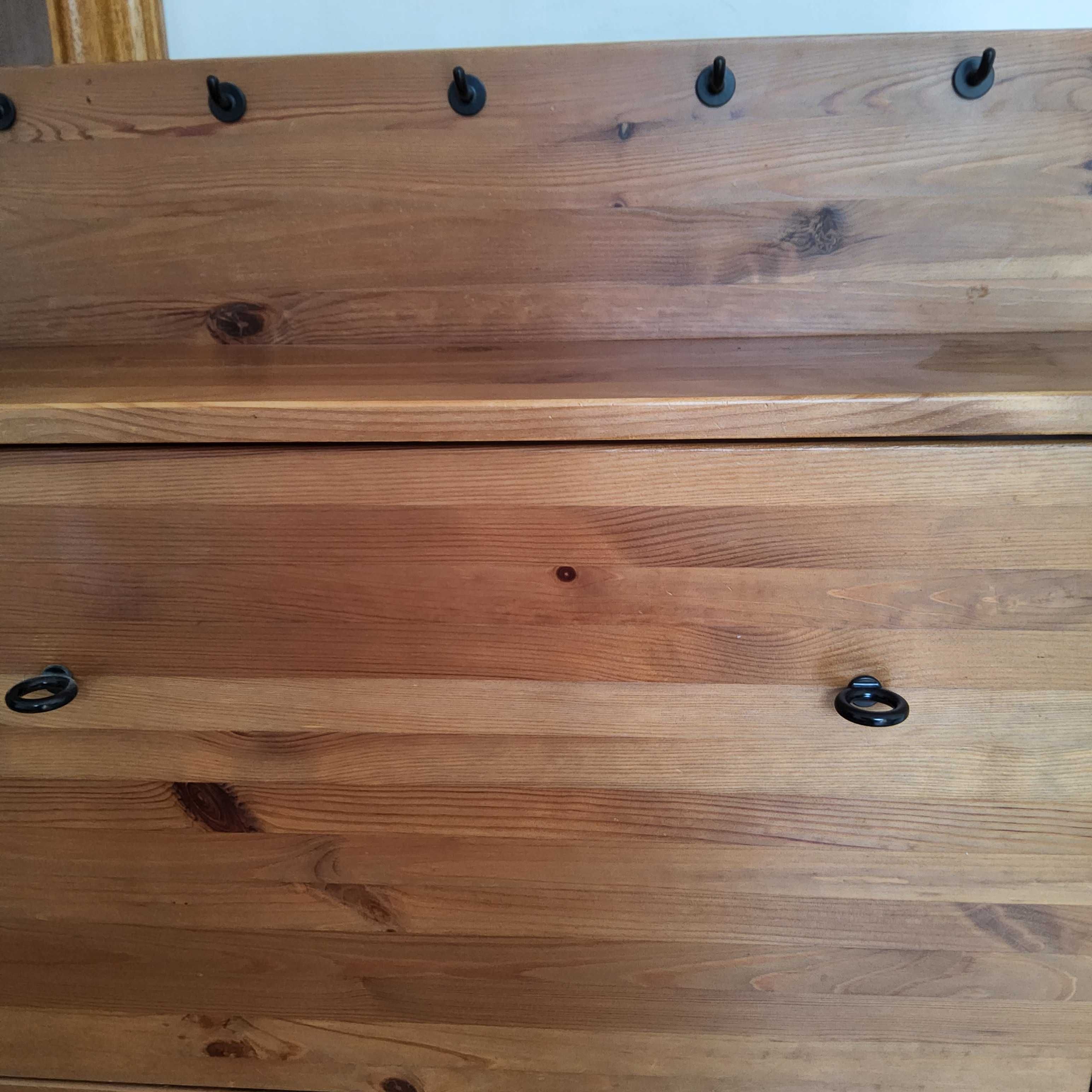 Ikea pojemna szafka na buty lite drewno