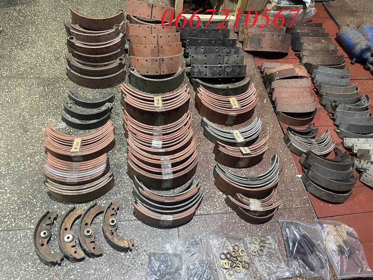 Колодки тормозні, накладки Уаз Волга, Газ 53, Газ 66, Газ 3307, Зіл