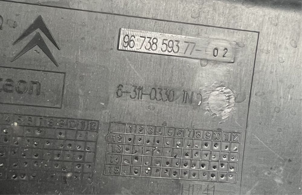 Painel inferior de volante citroen peugeot