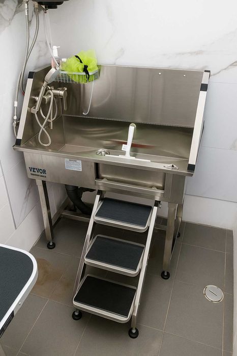 Banheira profissional cães VEVOR