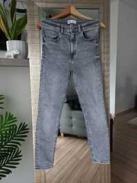 Dżinsy Zara slimfit skinny rurki slimfit z wysokim stanem