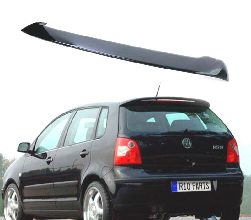 AILERON SPOILER VOLKSWAGEN VW POLO MK4 01-09 ABS PRETO BRILHANTE
