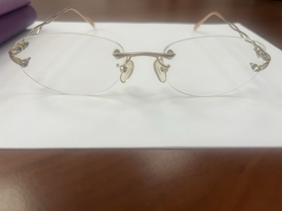 Окуляри для зору читання +0.75 безоправні з чохлом