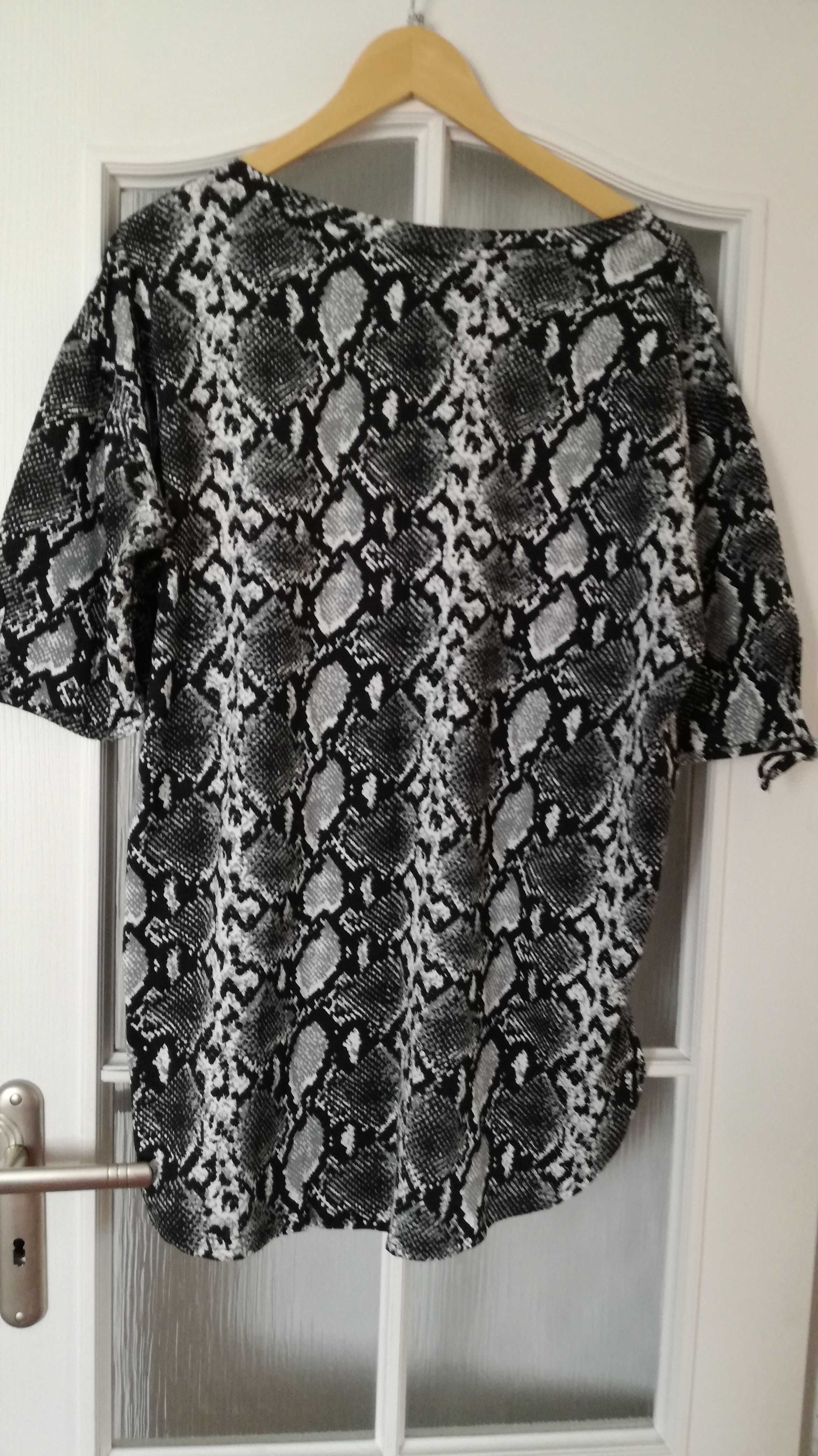 Nowa! Bluzka Myzem r. 48/XXL, plus size, krótki rękaw.