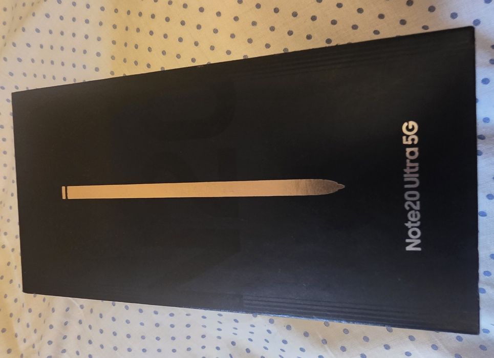 Caixa original samsung note 20