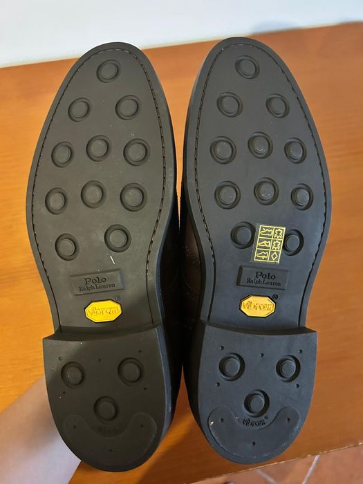 Sapatos novos castanhos Ralph Lauren