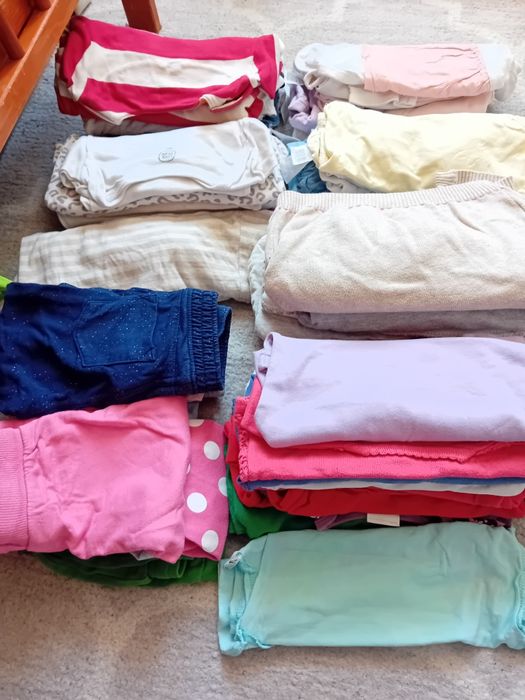 45 szt ubranek rozmiar 80 dla dziewczynki